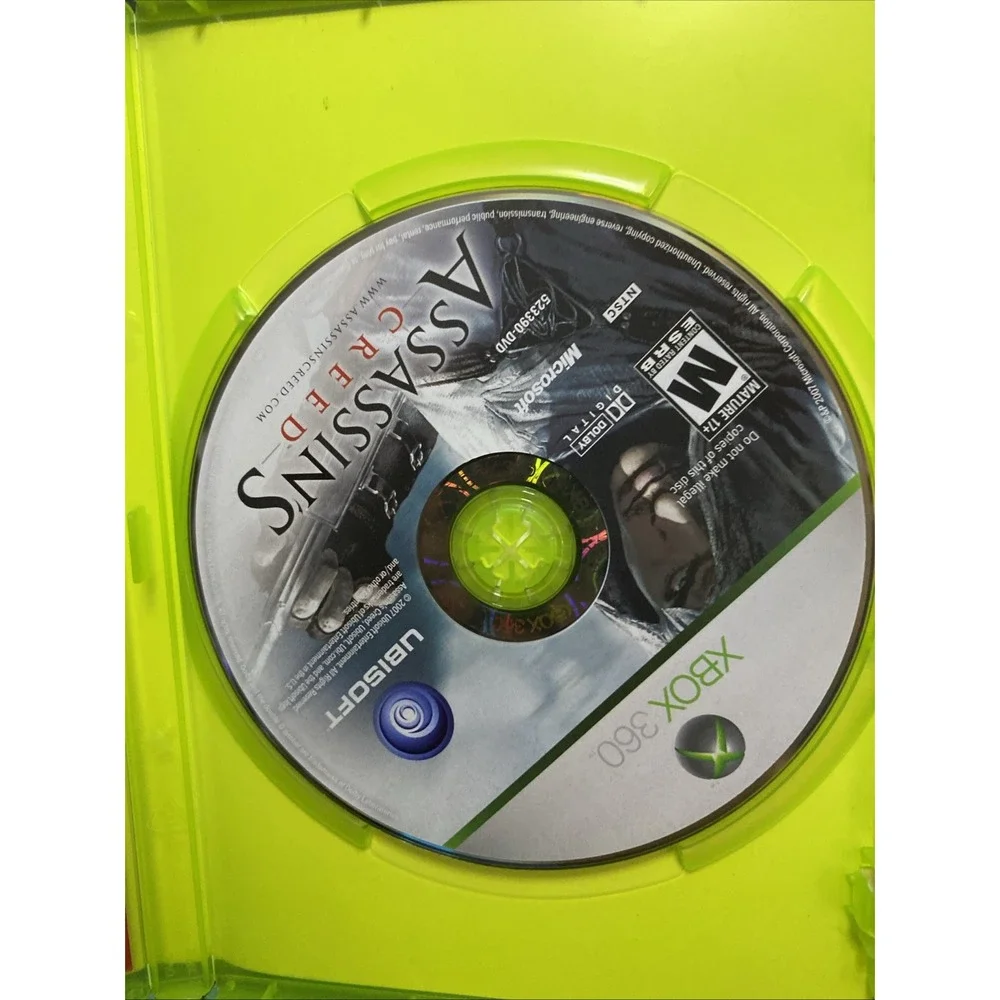 Assassin's Creed Xbox 360 Very Good Condition Manual Included